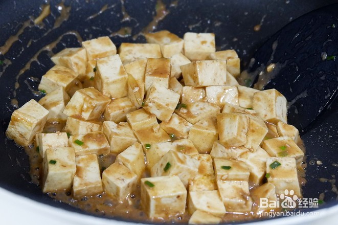 虾酱炒豆腐起泡泡诀窍