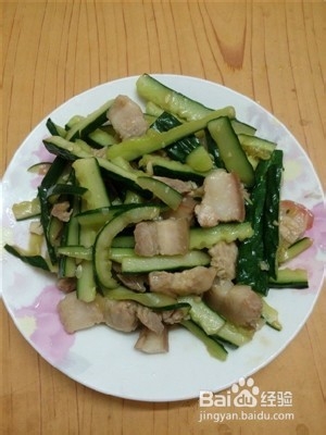 怎么做黄瓜炒五花肉