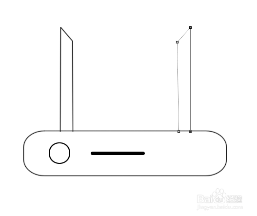PS怎么绘制无线路由器?
