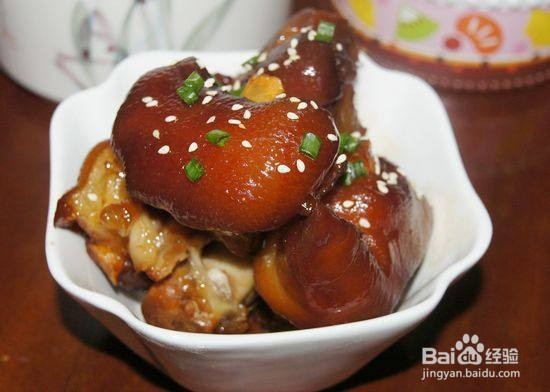 啤酒烧猪蹄的做法