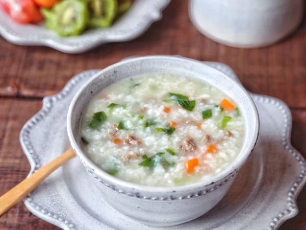 牛肉青菜粥#柏翠辅食节-营养佐餐#