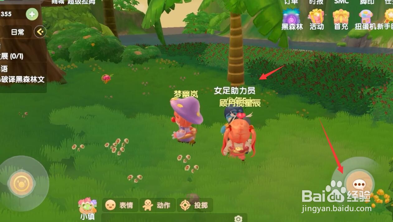 摩尔庄园手游铿锵玫瑰怎么交给女足助理员