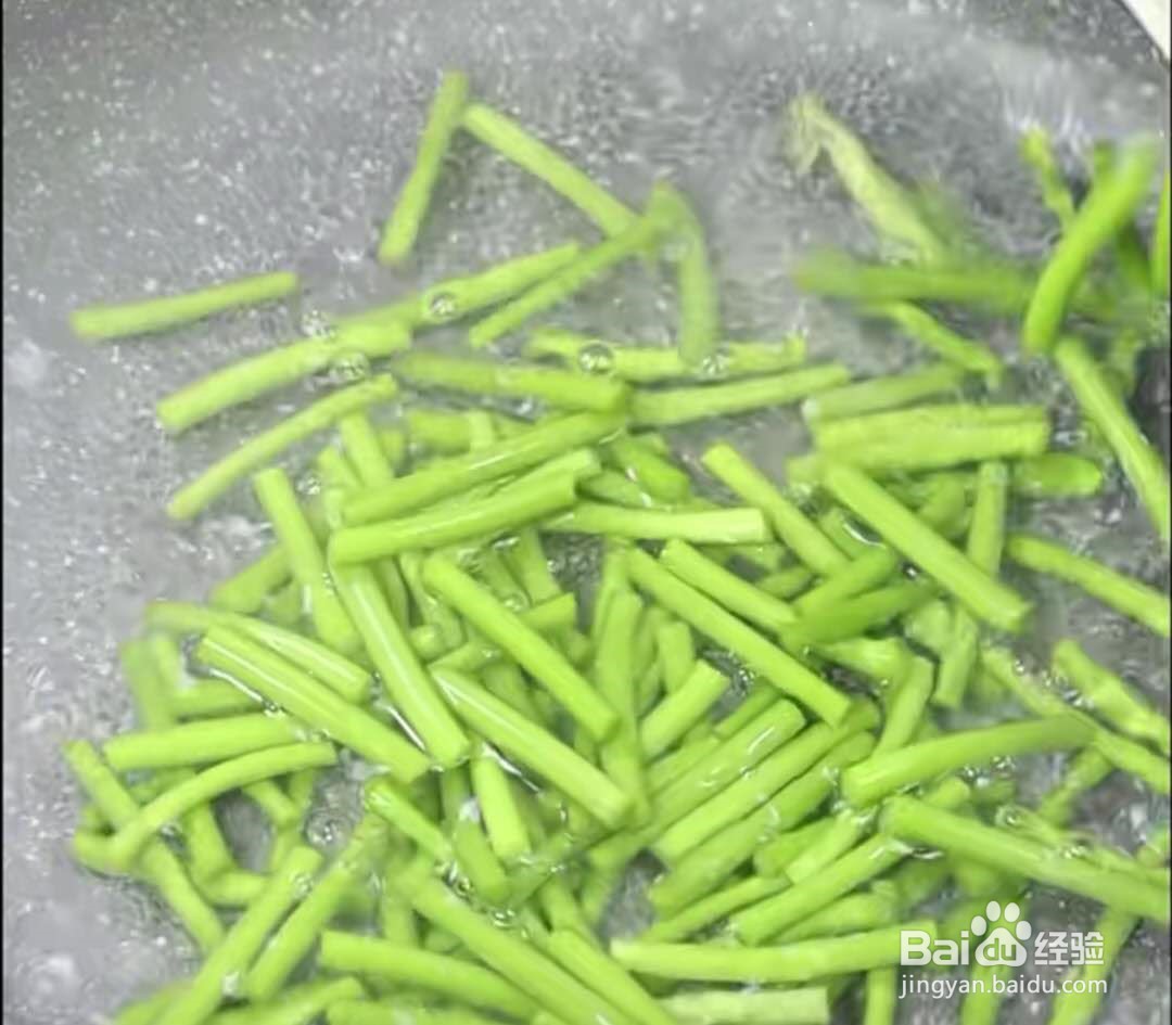 蒜苔香干怎么炒？