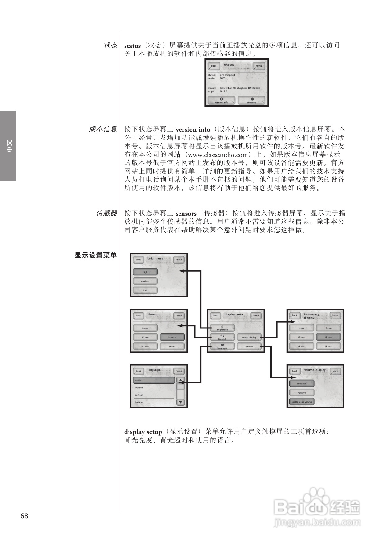CLASSE CDP-102光盘播放机用户手册:[4]