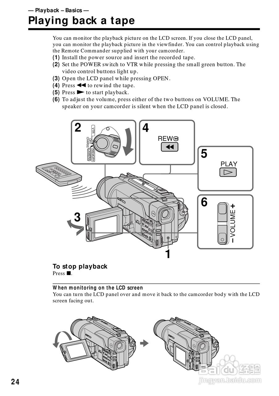 索尼DCR-TRV120数码摄像机说明书:[3]
