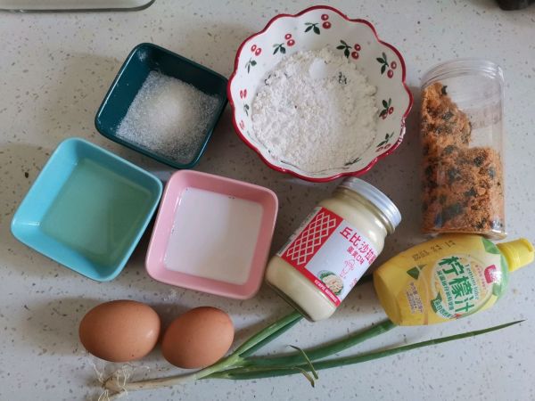 平底锅肉松蛋糕卷