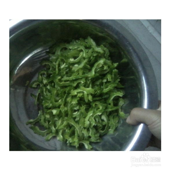 凉拌苦瓜的家庭做法