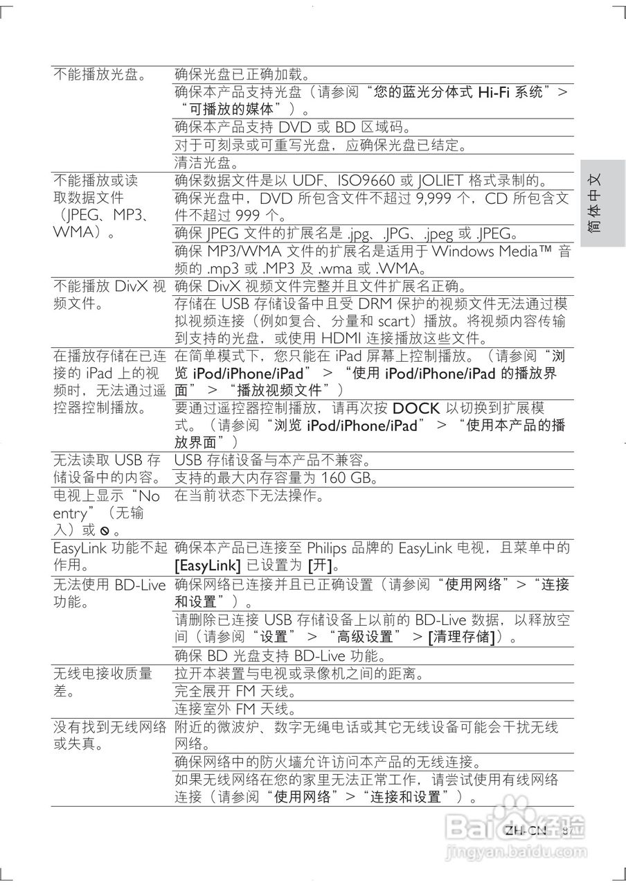 PHILIPS DBD8010迷你组合音响用户手册:[3]