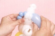 魔法气球造型系列之气球小木马