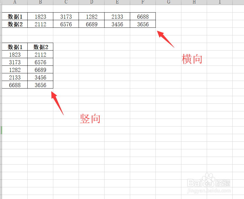 Excel表格如何快速把横向数据转竖向呢