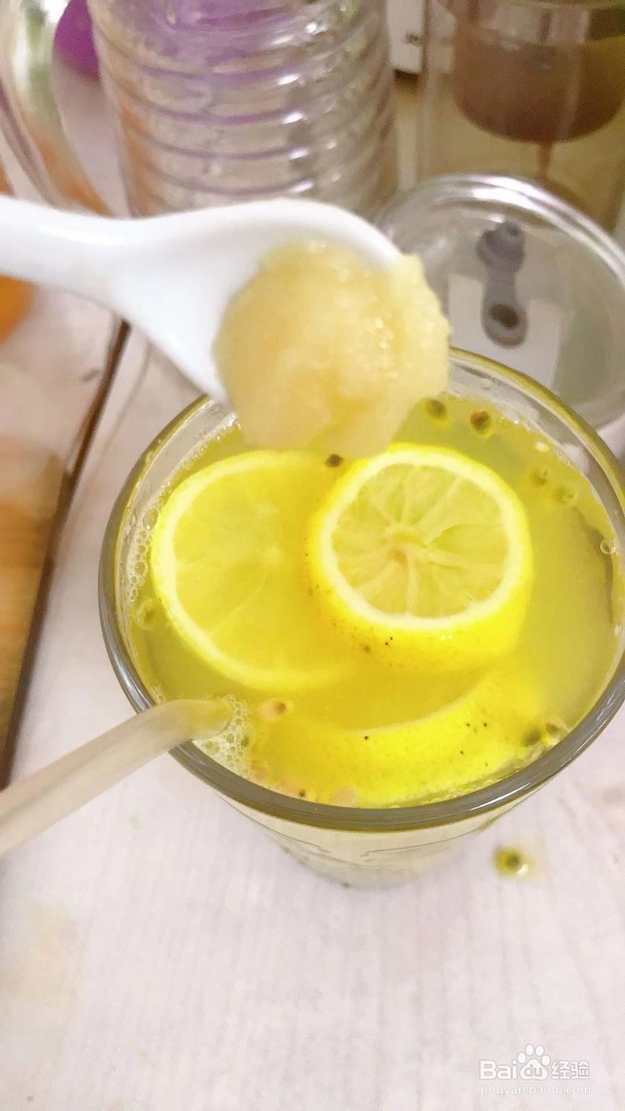 百香果柠檬茶的做法