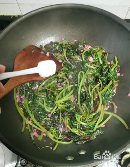 蒜蓉苋菜的做法