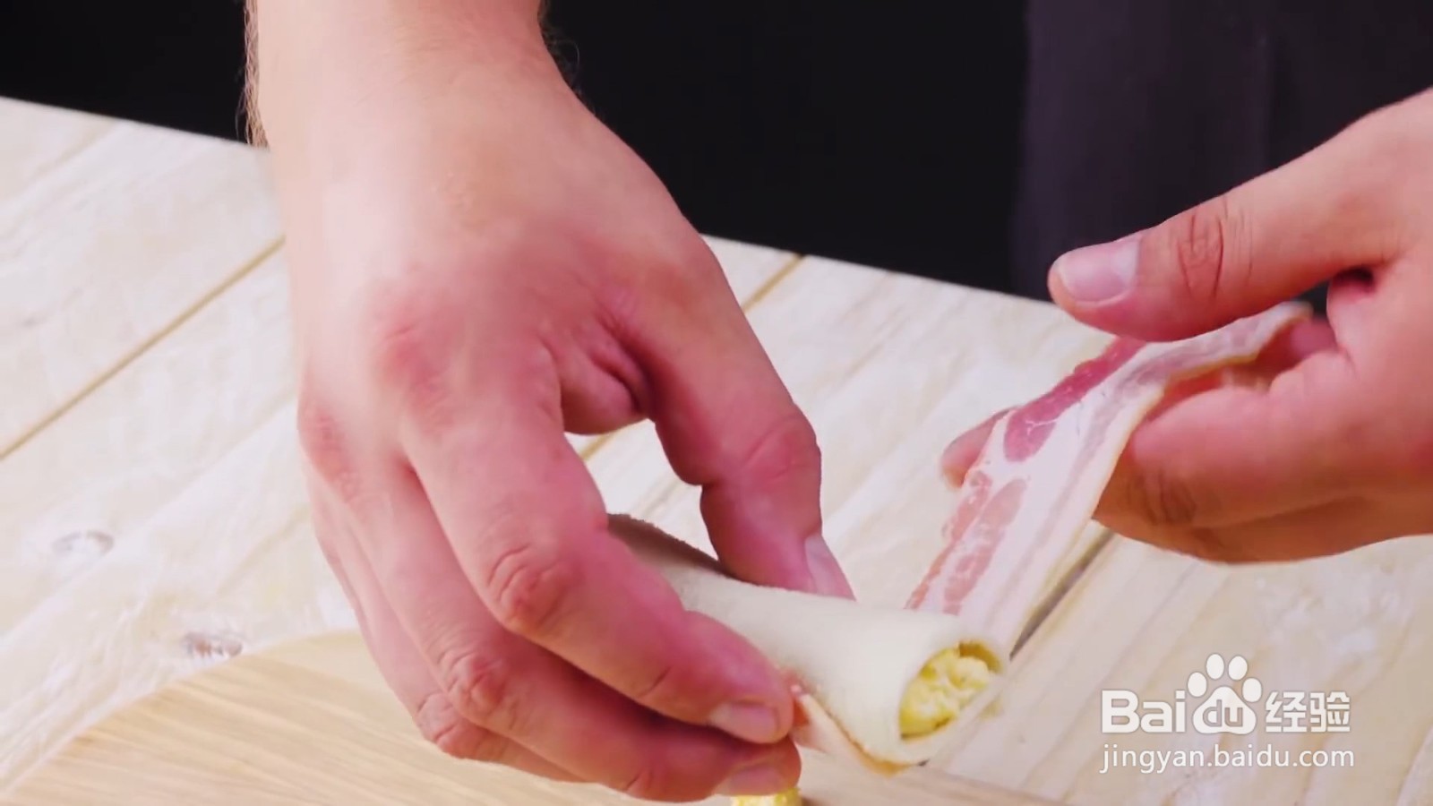 怎么制作吐司蛋培根卷