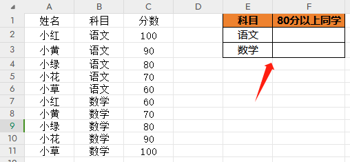 在WPS中怎么将符合条件的单元格内容合并