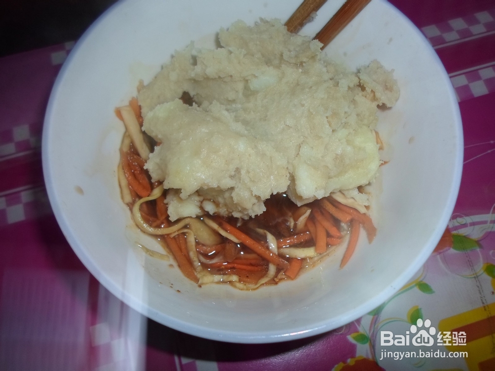 如何自己在家做莜面拿糕