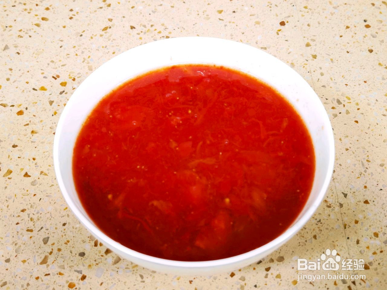 西红柿肉末酱拌面