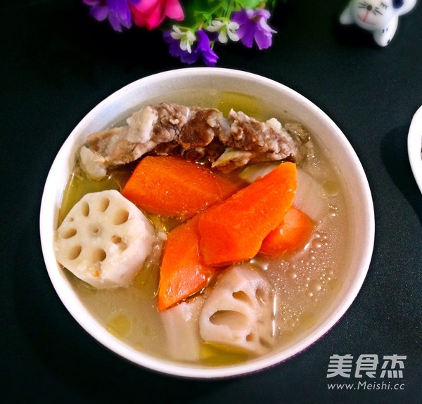 棒骨胡萝卜莲骨汤