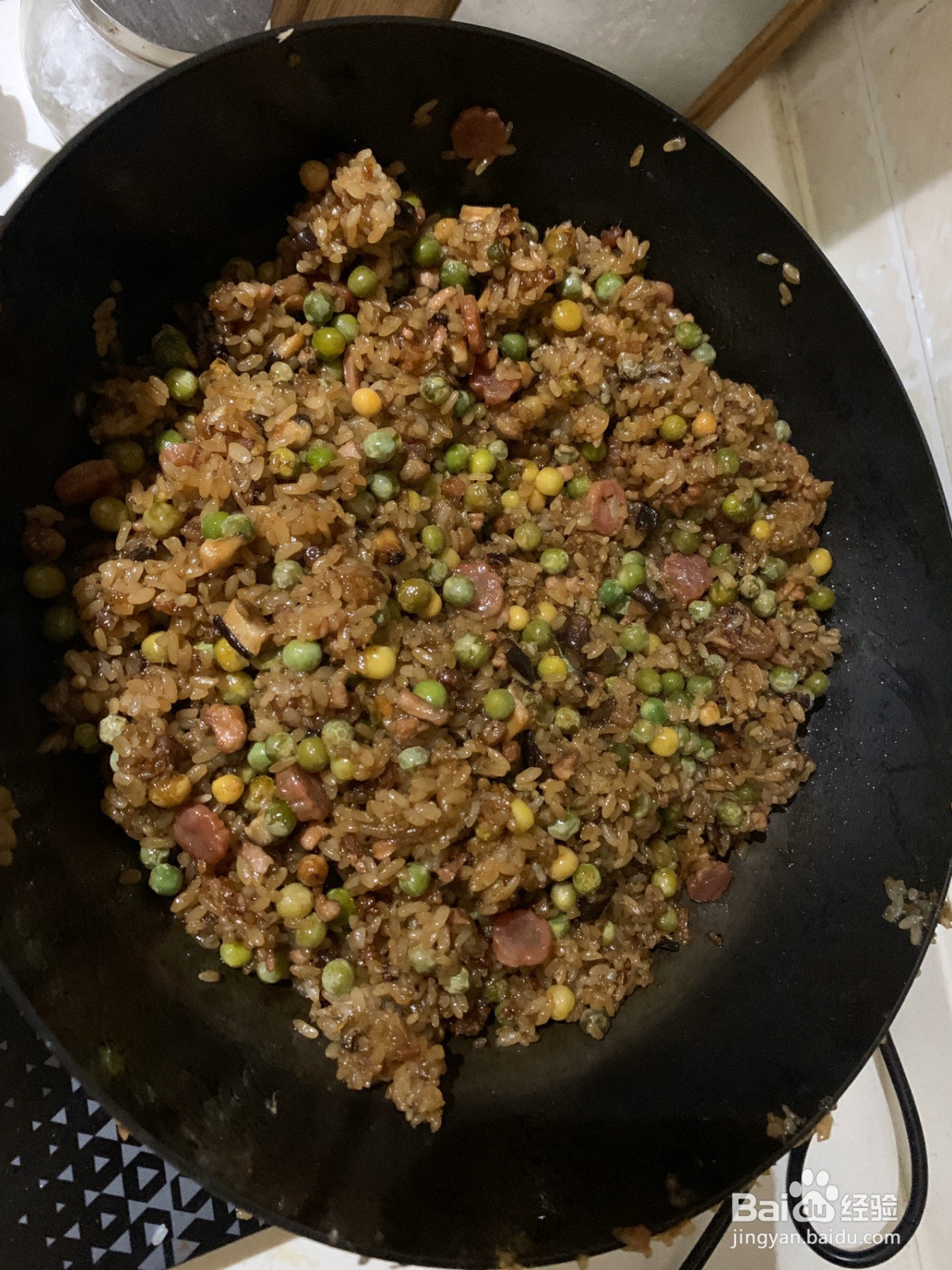 水豆糯米饭的做法