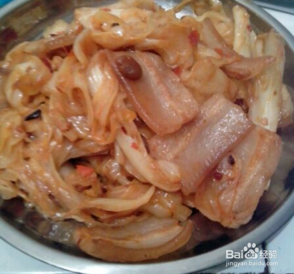 豆瓣酱小白菜