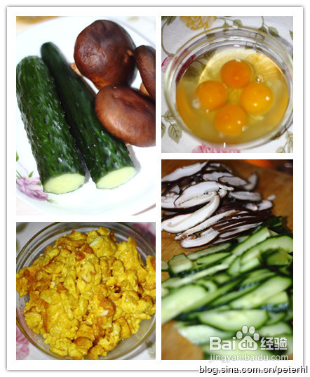 家常菜之黄瓜炒鸡蛋