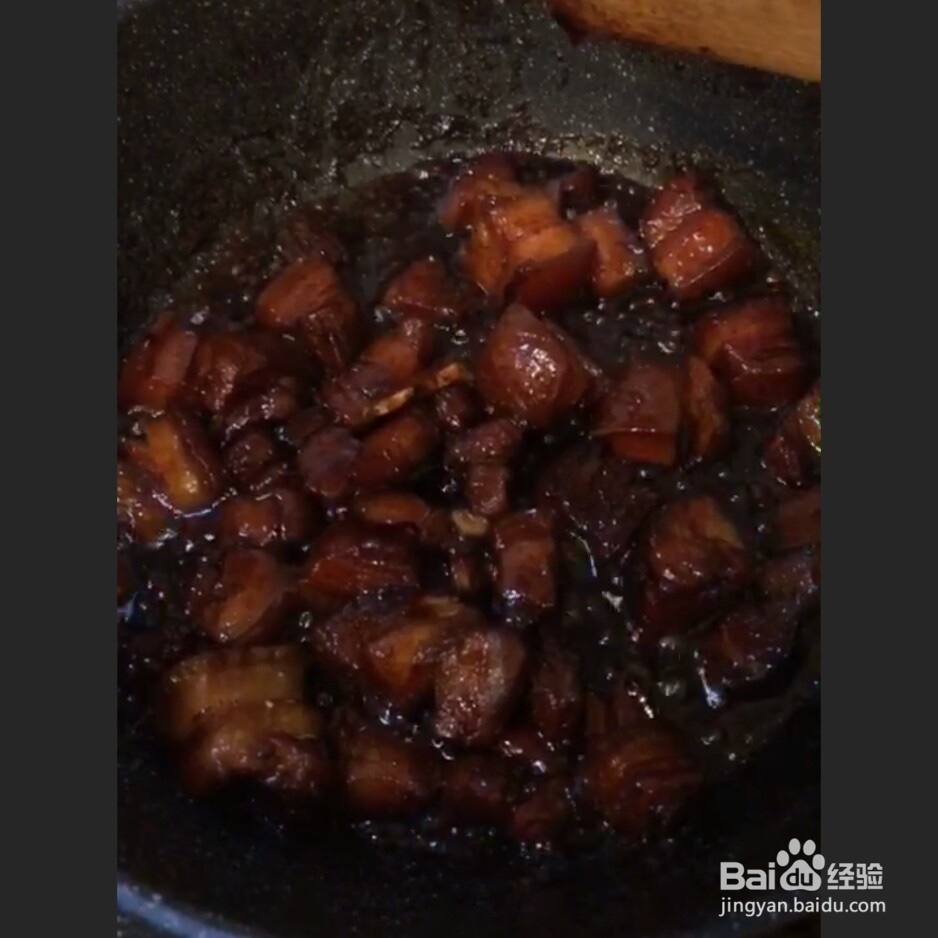 无油红烧肉教程
