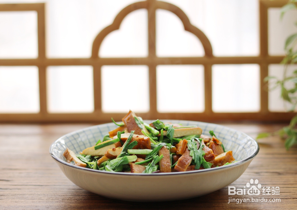 看完就会的蒜苗炒豆干