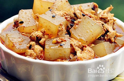 鸡蛋烧凉粉的制作