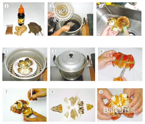 家常蒸大闸蟹的做法详介