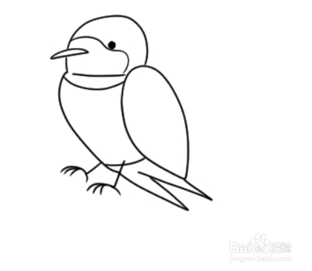 如何简单地绘制燕子