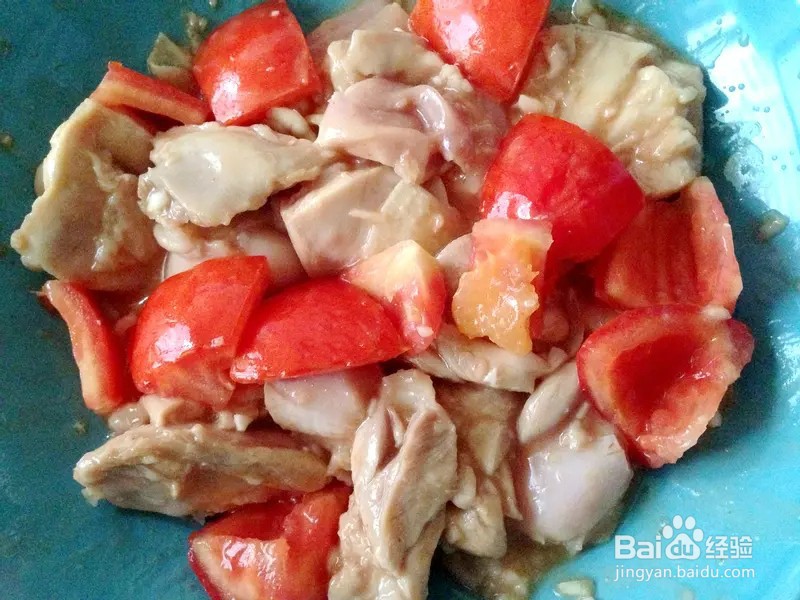 怎样做出家常菜系列之番茄蒸鸡肉