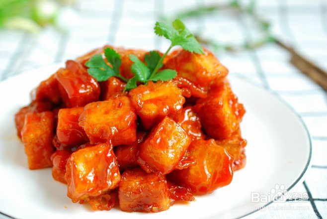 番茄脆皮豆腐的做法