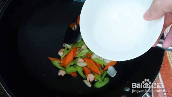 七夕为他（她）下厨房 西芹百合虾仁