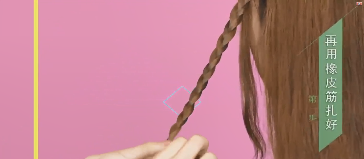 怎么编甜美鱼骨发型