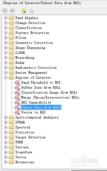 在ENVI中怎样对图像进行不规则裁剪?