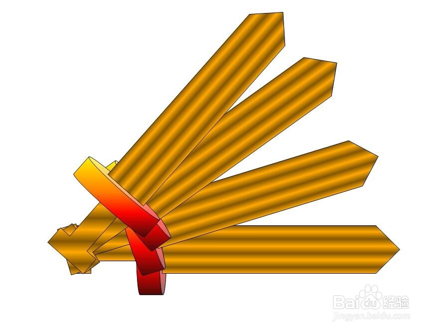 PowerPoint2007中制作刀剑划过的效果