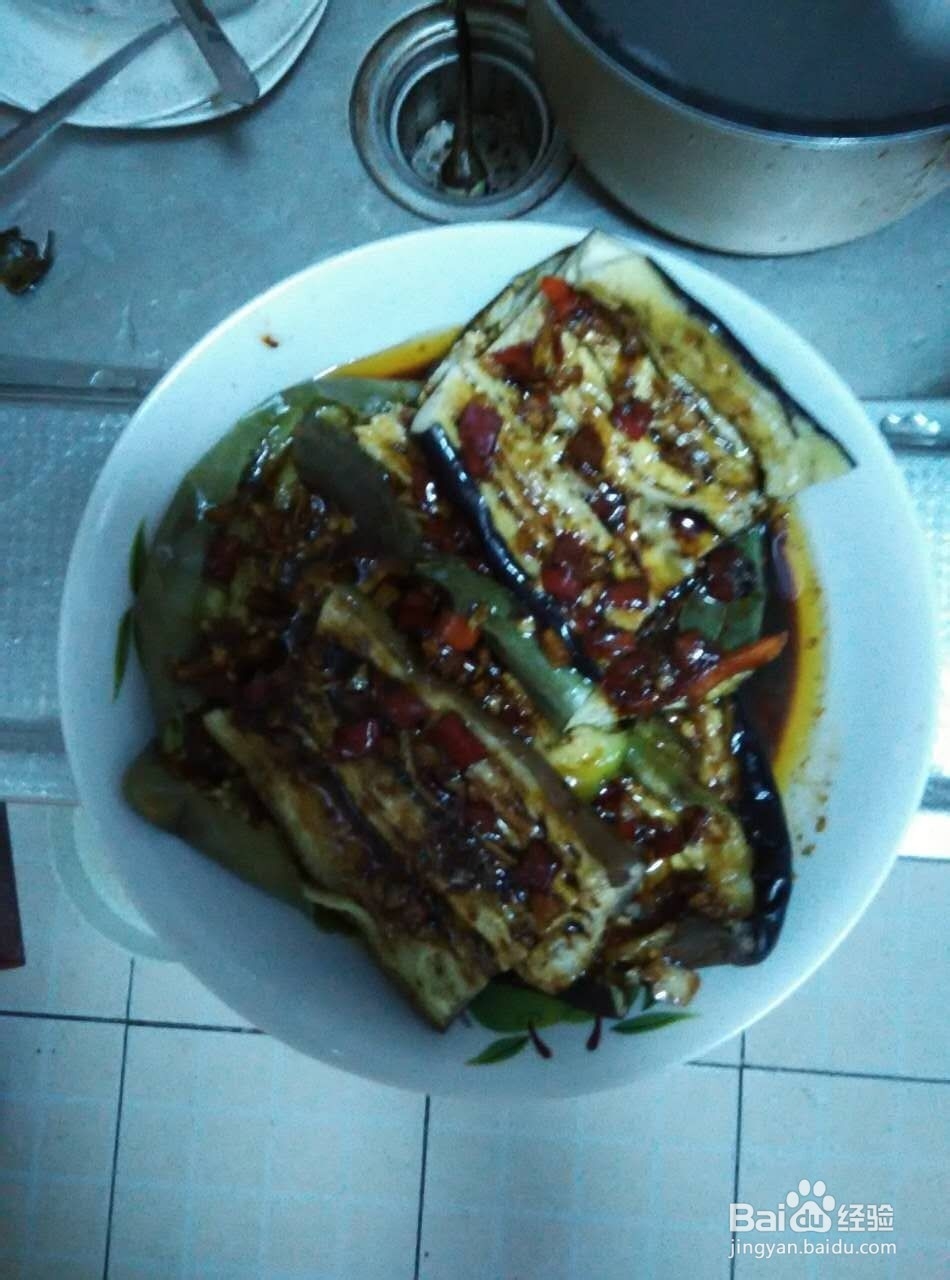 微波茄子的做法