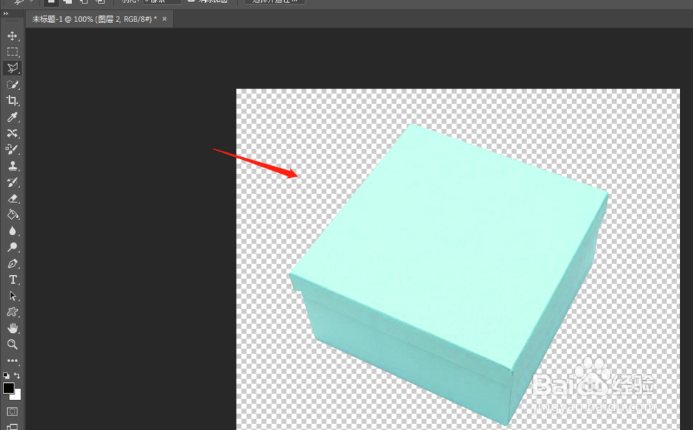 方形的盒子怎么样用ps快速抠出而且边缘平滑呢