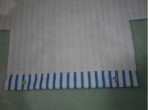 手工DIY清爽条纹餐巾纸盒套