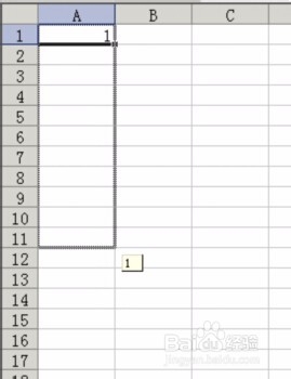 EXCEL一列数字按顺序增加