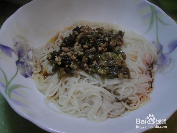 白领上班快手餐---干拌面