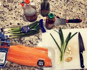 亚洲风味三文鱼饼的做法