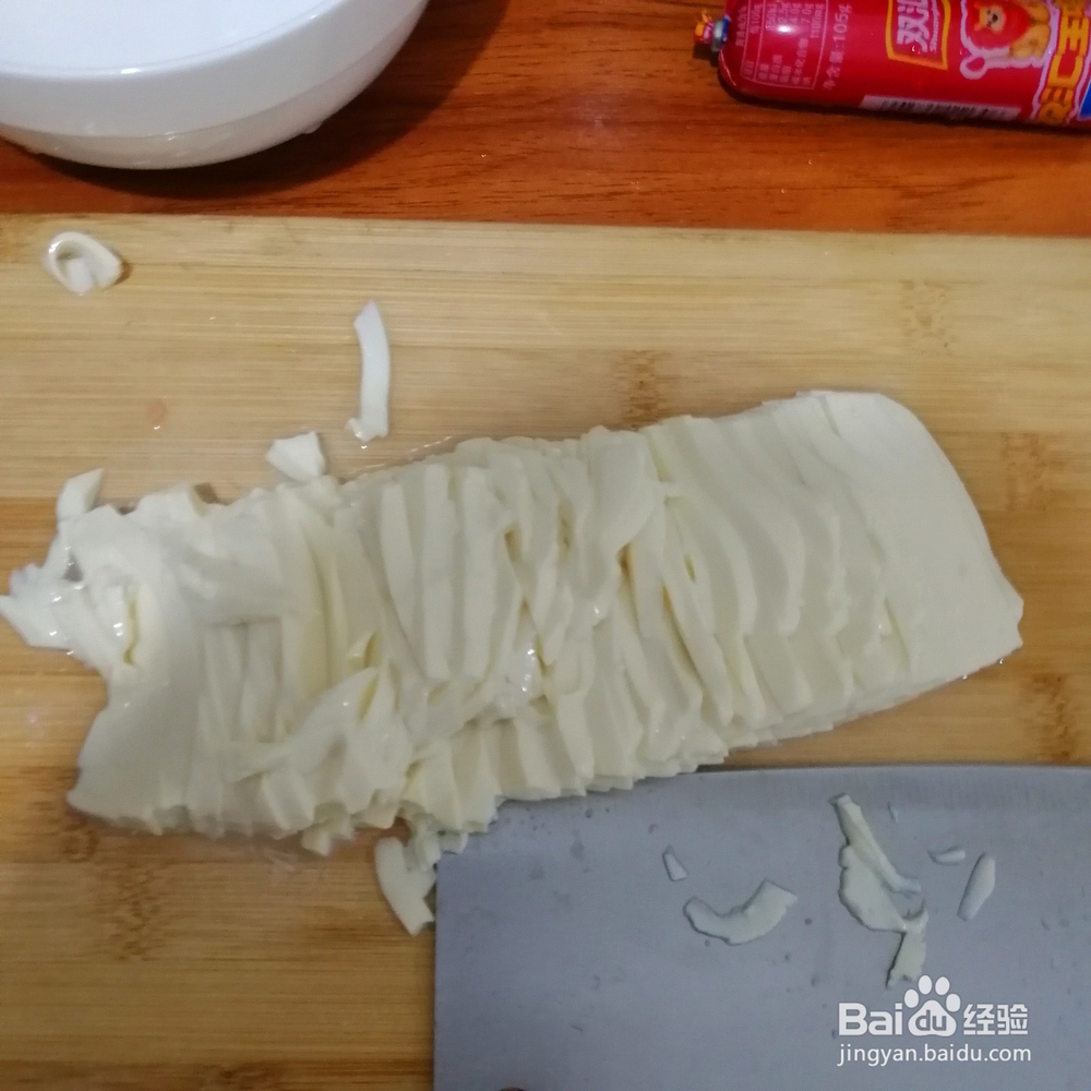 内酯豆腐火腿羹