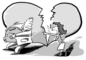 按份共有的房产离婚时怎么分?