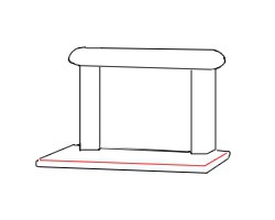 简笔画---怎么画壁炉
