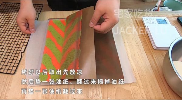 圣诞双色瑞士卷蛋糕