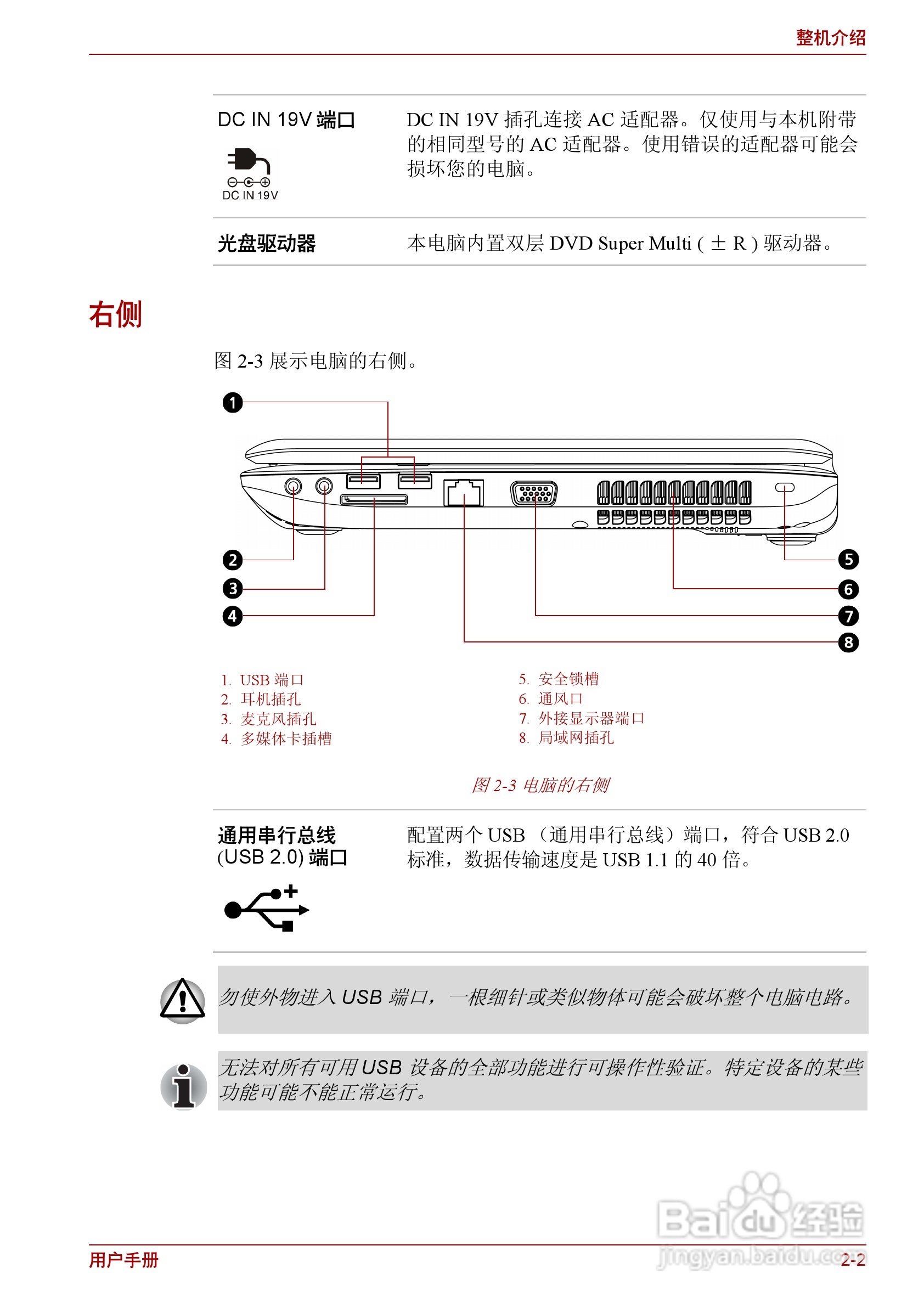 东芝Satellite C600笔记本电脑使用说明书:[4]