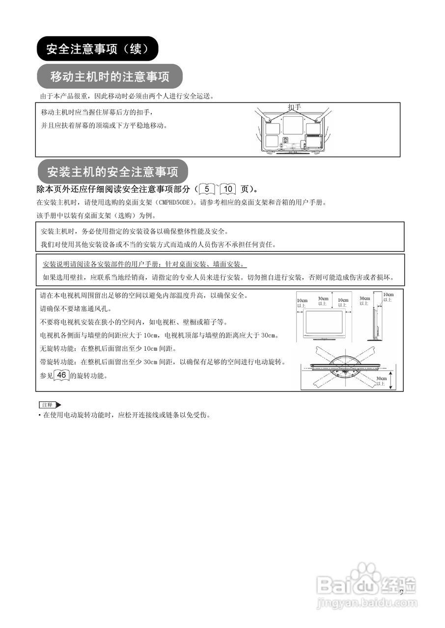 日立P50X102C彩电使用说明书:[1]