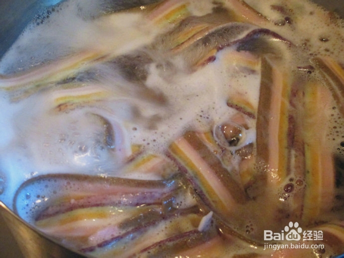 玩儿出色彩---彩带面条