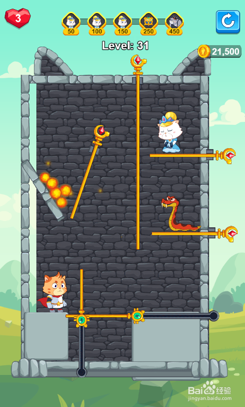 The Rise of Cat Hero的Level 31如何通过