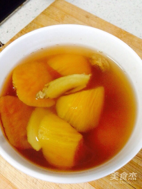 红薯姜片红糖水